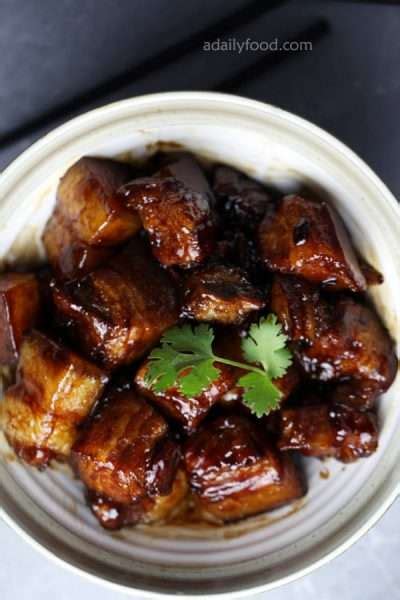 Chinese Braised Pork In Brown Sauce A Daily Food