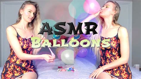 Asmr Balloons Blowing Up Pearlescent Balloons [ No Talking ] Youtube