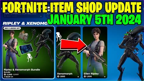 XENOMORPH COLLABORATION IS BACK Fortnite Item Shop January 5th 2024