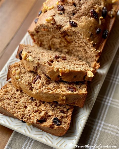 Cinnamon Applesauce Bread The Southern Lady Cooks