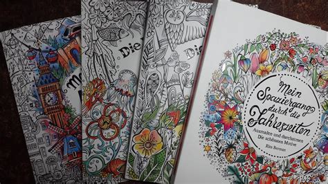 Pages I Have Coloured So Far In Rita Berman Colouring Books YouTube