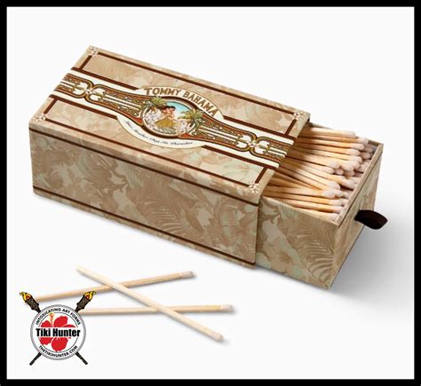 Tommy Bahama Tiki Design Jumbo Wooden Matches 2 The Tiki Hunter