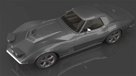 1970 Chevrolet Corvette ZR-1 (C3) 3D Model by msasdt