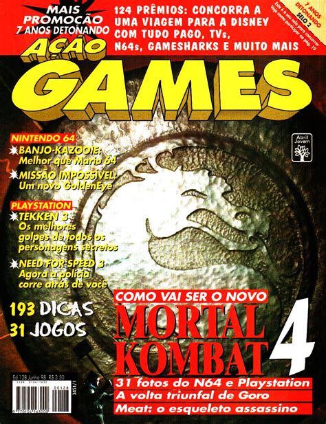 Acao Games Issue 128 June 1998 Ação Games Retromags Community