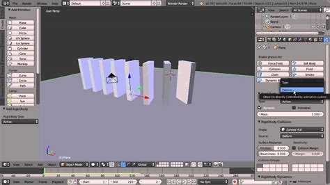 Creating A Rigid Body Simulation In Blender YouTube