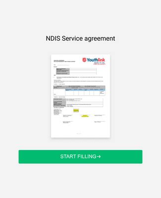 NDIS Service Agreement Form Template Jotform