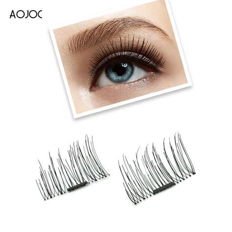 New Professional Makeup 3D Mink Magnetic Eyelashes Set Natural Eyelash