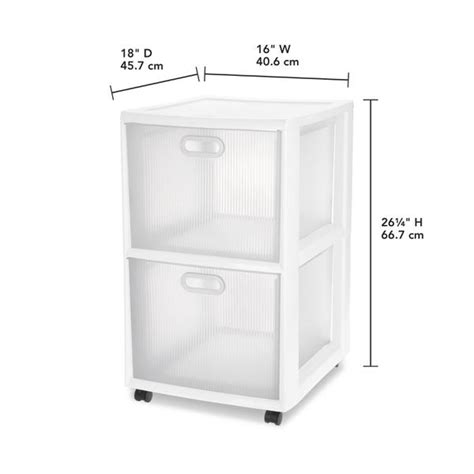 Sterilite 2 Shelf Storage Cabinet Cabinets Matttroy