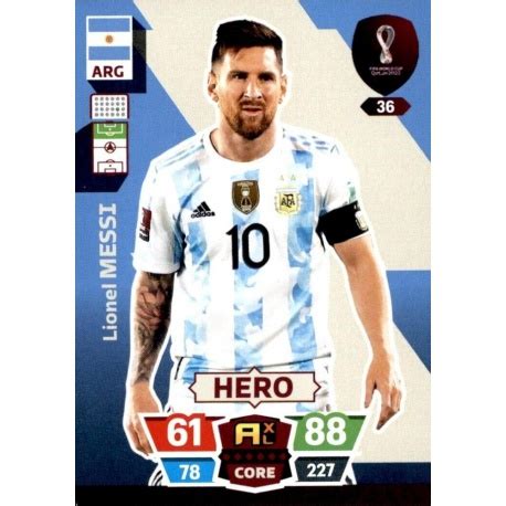 Venta Cromos Lionel Messi Argentina Panini Adrenalyn Xl World Cup