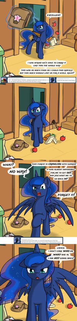 Safe Artist Theparagon Princess Luna Hunted Luna Colored