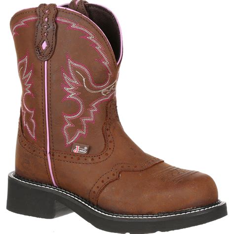 Justin Work Womens Steel Toe Western Work Boot Jwkl9980