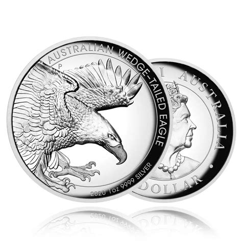 1oz Silver Coin 2020 Wedge Tailed Eagle Perth Mint Ainslie Bullion