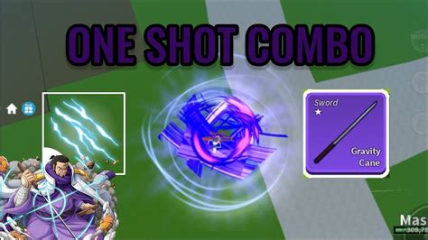 One Shot Combo Gravity Cane Electric Claw Bounty Hunt Blox