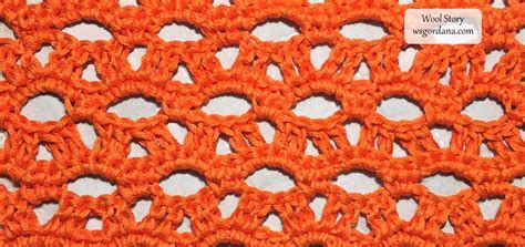 301 Crochet Lace Pattern Tutorial Wool Story By Gordana