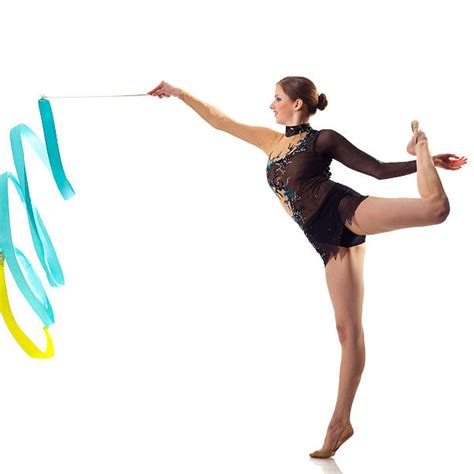 Best Ribbon Routine Rhythmic Gymnastics Stock Photos, Pictures & Royalty-Free Images - iStock