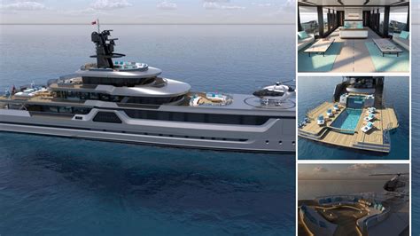 Inside Futuristic 277ft Superyacht With Mind Blowing Infinity Jacuzzi