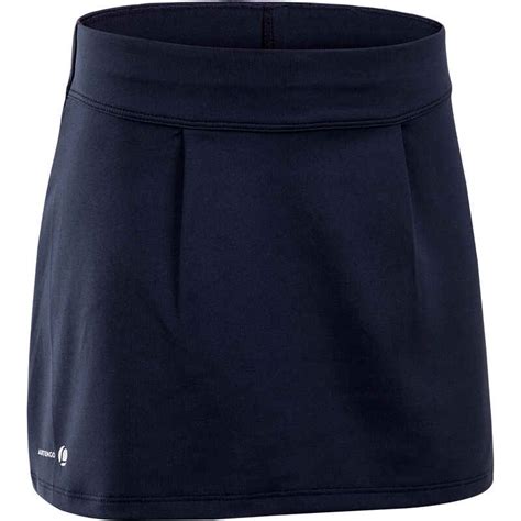 Girls Tennis Skirt Tsk100 Navy Blue Decathlon