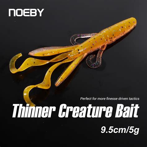 NOEBY 9 5cm 5g Creature Shrimp Soft Baits Jig Trailer Craws Swimbait