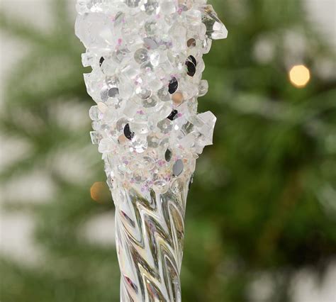 Icicle Spire Ornament Pottery Barn