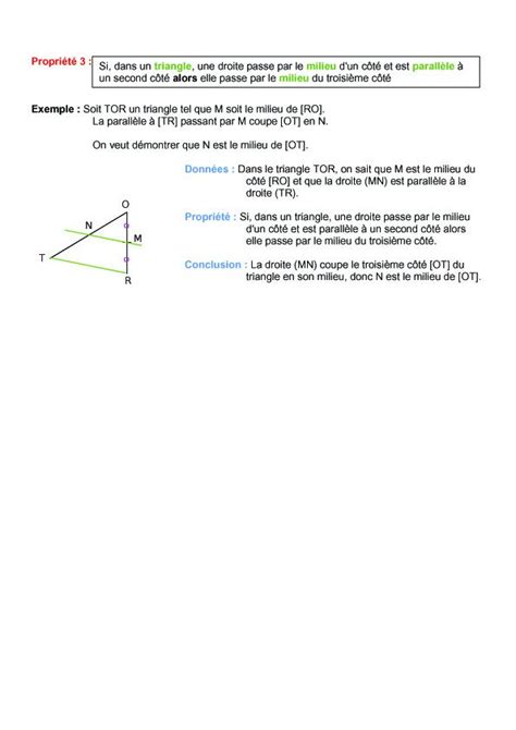 Album Triangles Et Paralleles Le Cours De Maths