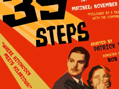 39 Steps Poster by Michael P Grimm on Dribbble