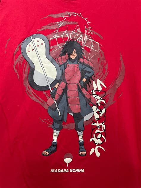 OXGN Naruto Madara Uchiha Shirt Men S Fashion Tops Sets Tshirts