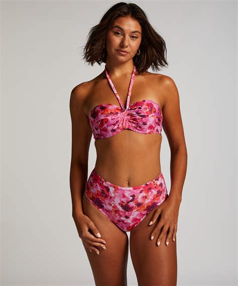 Floral Push Up Bikini Top Cup A E for 34 Bikini Tops Hunkemöller