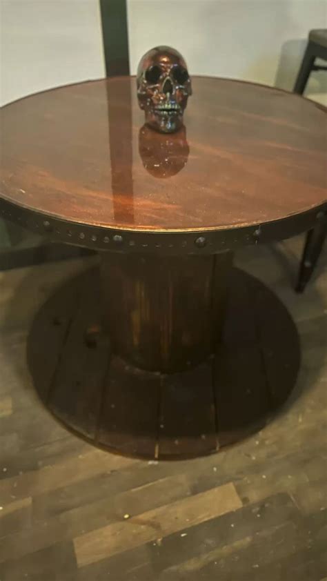 cable spool table custom