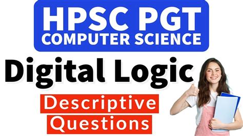 Digital Logic Descriptive Questions HPSC PGT Computer Science Study