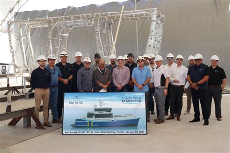 St Johns Ship Building Announces The Second Keel Laying Ceremony For