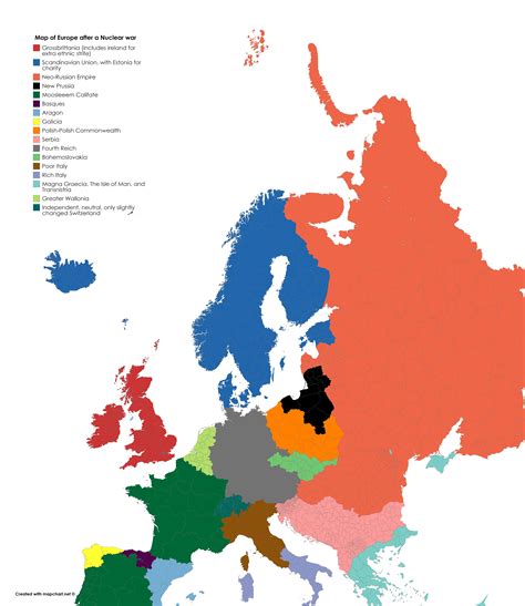 Map Of Europe In 2050 If Current Trends Hold See Comments For More