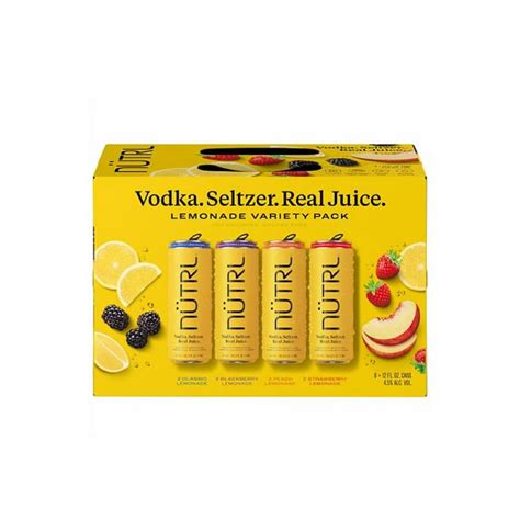 Nutrl Lemon Varitey Pack Brix Wine And Liquor