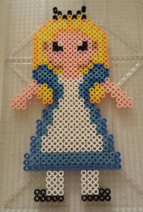 Disney Perler Bead Pattern Alice In Wonderland By Amy Lynn Fuse Bead