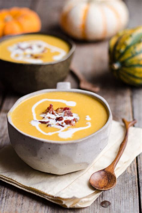 Roasted Butternut Squash Bisque Recipe With Garlic