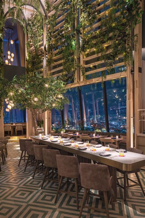 Inside A Biophilic Restaurant High Above Mexico City