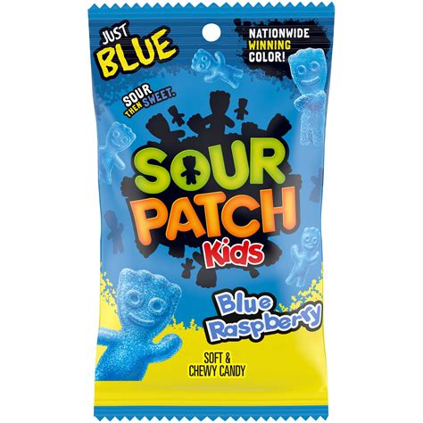SOUR PATCH KIDS Blue Raspberry Soft & Chewy Candy, 8 oz – Beauty