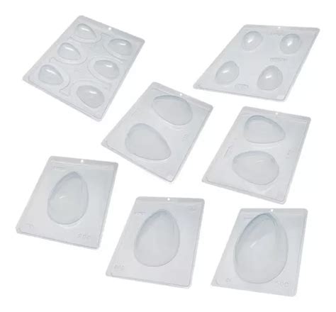 Kit 7 Formas De Silicone Bwb Ovo Páscoa Diversos Tamanhos Frete grátis