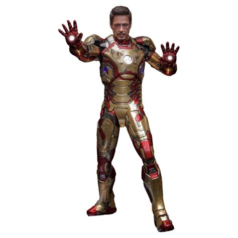 Iron Man Mark XLII Deluxe Hot Toys MMS D Iron Man Figure