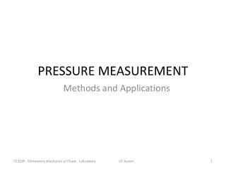 Ppt Measurement Of Pressure Manometry Powerpoint Presentation Free