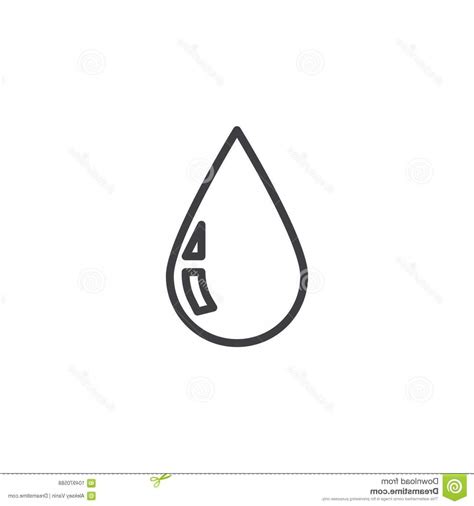 Water Drop Outline Vector At Getdrawings Free Download