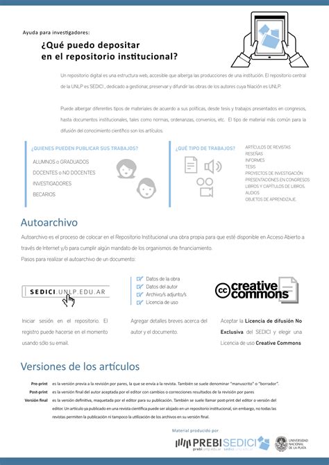 Qu Son Los Repositorios Institucionales Y C Mo Utilizarlos Unlp