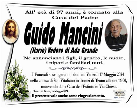 Funerali E Annunci Funebri A Teano Guido Mancini Funer24