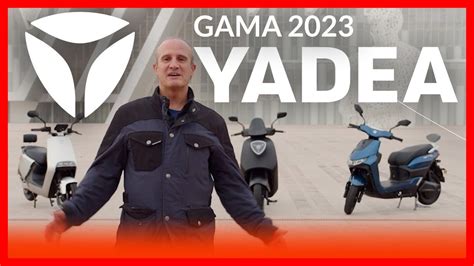 Gama Yadea 2023 Probamos los avanzados scooters eléctricos del