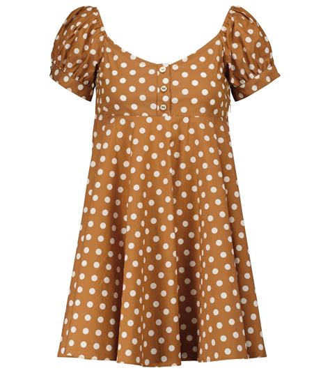 Caroline Constas Dina Polka Dot Minidress Caroline Constas