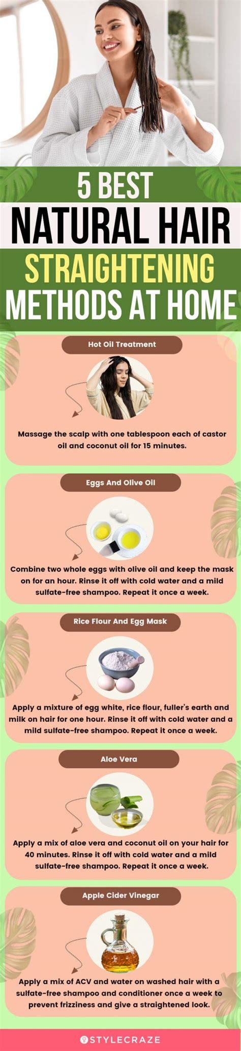 10 Natural Ways To Straighten Your Hair