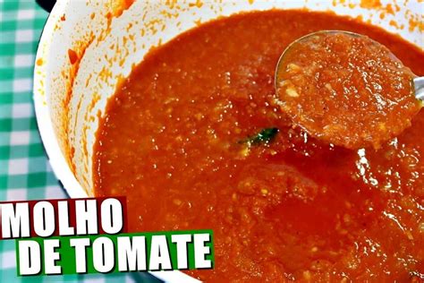 Molho De Tomate Caseiro Delicioso Receita De Restaurante Italiano Para