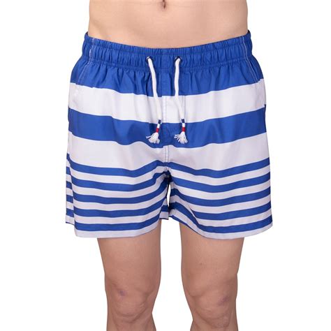 Sayfut Sayfut Mens Swim Trunks Beach Board Quick Dry Shorts Stripe