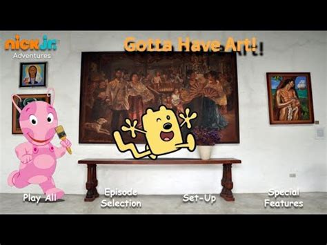 Nick Jr Adventures Gotta Have Art Dvd Menu My Version Youtube