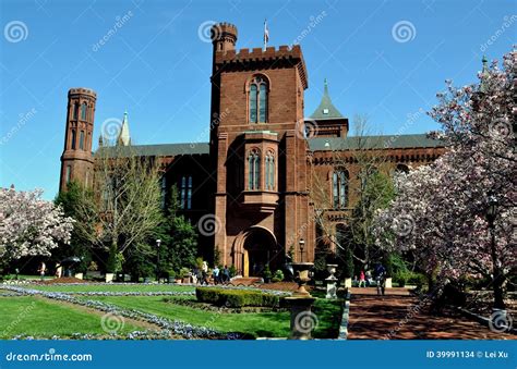 Washington Dc Smithsonian Castle Museum Editorial Stock Image Image