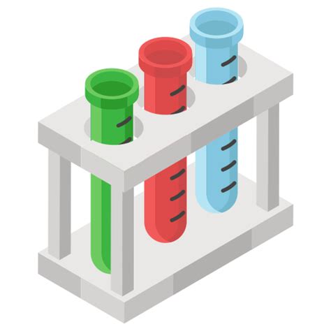 Test Tubes Generic Isometric Icon